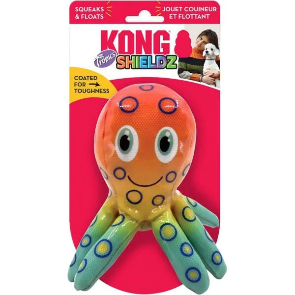 KONG Shields Tropics Blekksprut M 15,5x16x12cm