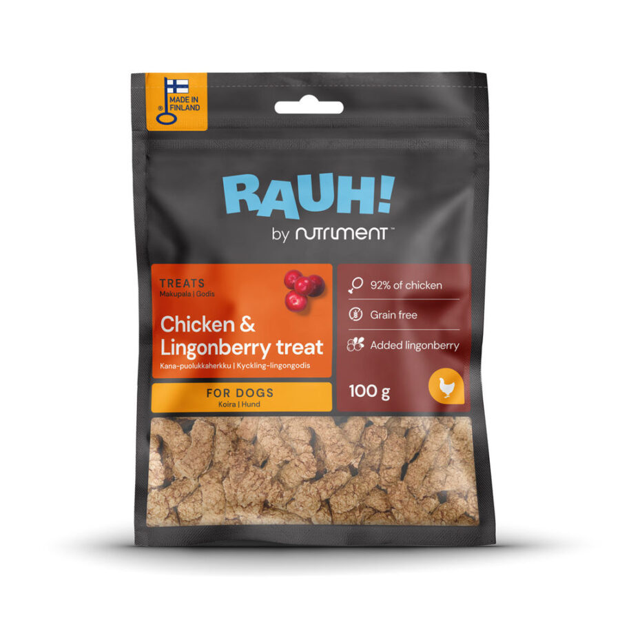 RAUH! Chicken-Lingonberry Treat 100g