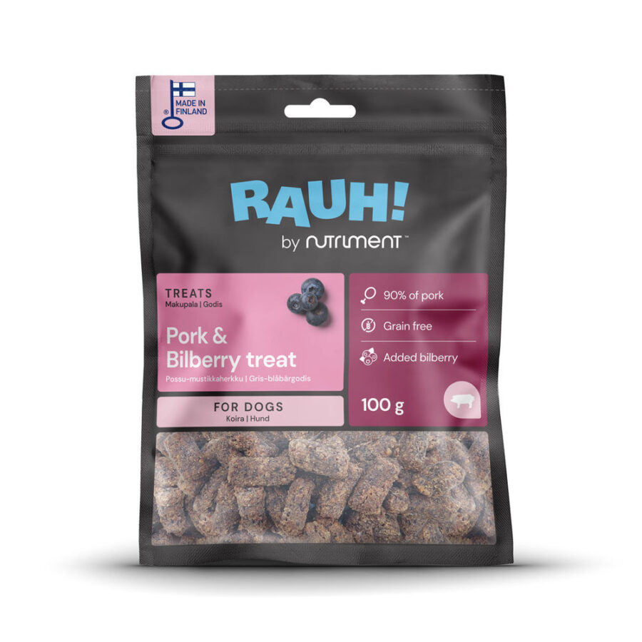 RAUH! Pork-Bilberry Treat 100g