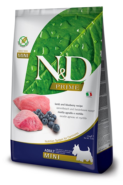 Farmina N&D Dog Prime Lamb & Blueberry Adult Mini 7kg
